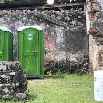 EkoMobil toilets at Citadelle Laferrière