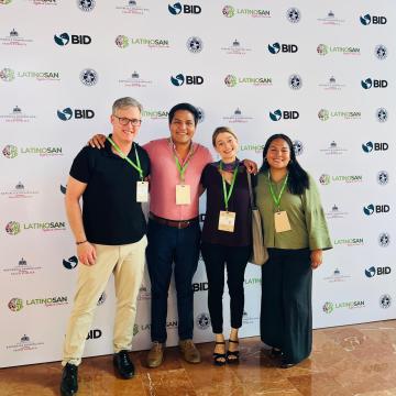 Sasha and CBS Friends at LatinoSan 2026