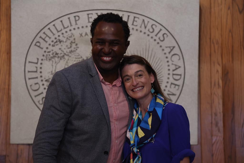 Sasha and SOIL Board Member Daniel Tillias 