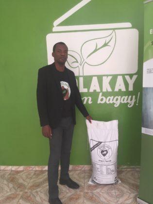 SOIL's Sales Manager, Handy Louis