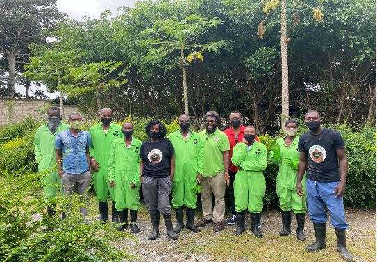 The SOIL team with Carel Pedre