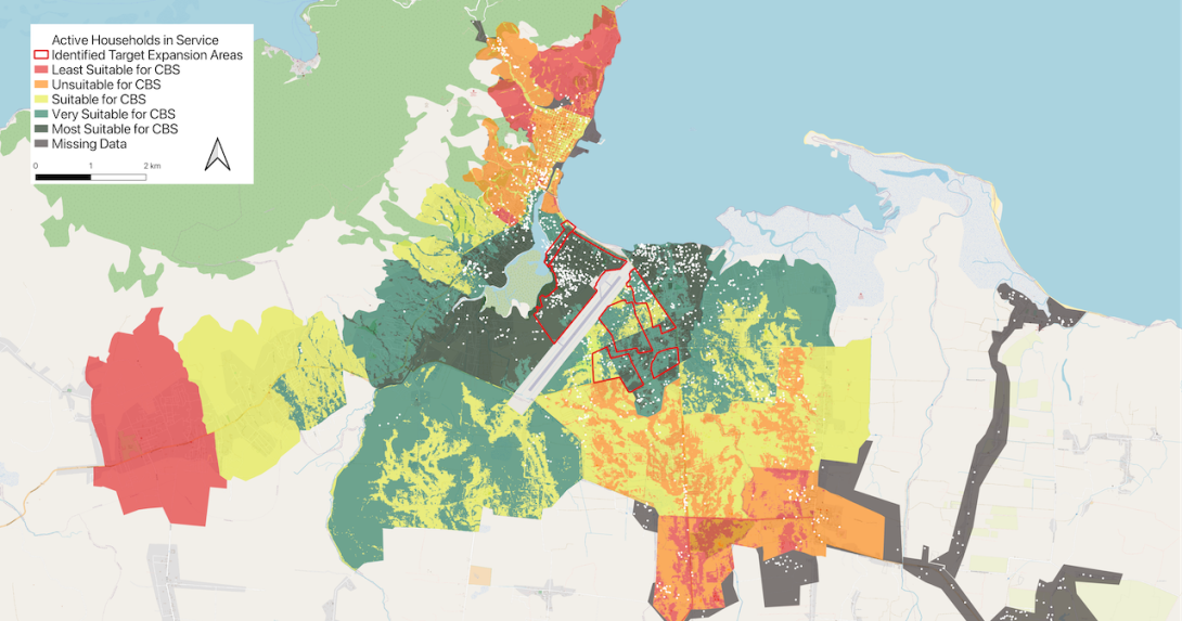 SOIL's suitability map