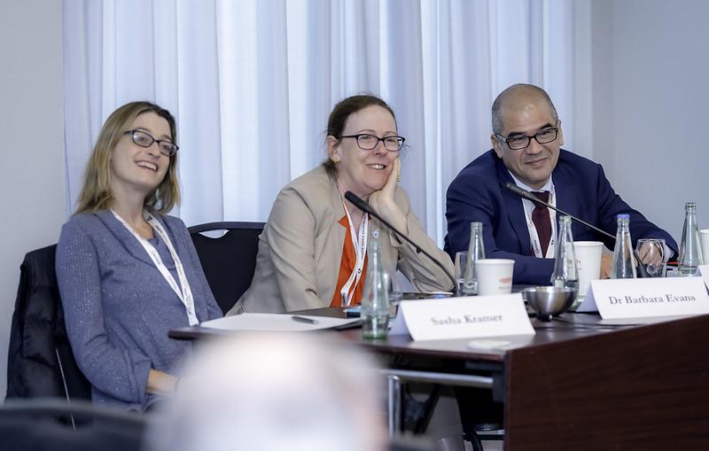 Dr. Sasha Kramer on a panel at GWS