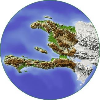Haiti topography