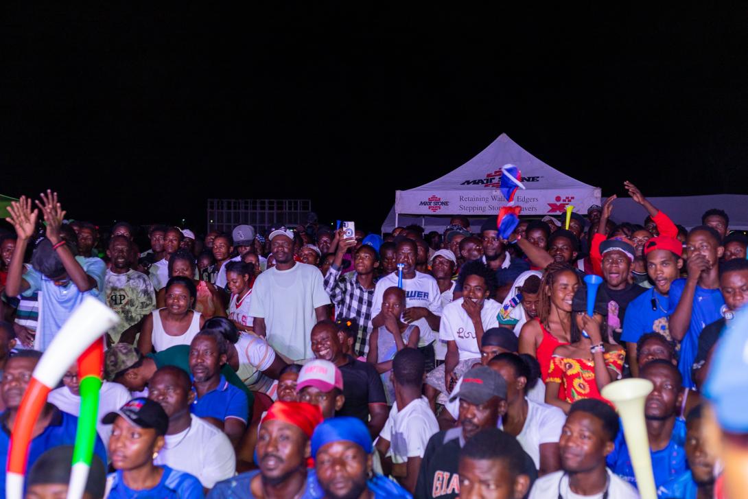 Audience world cup showing