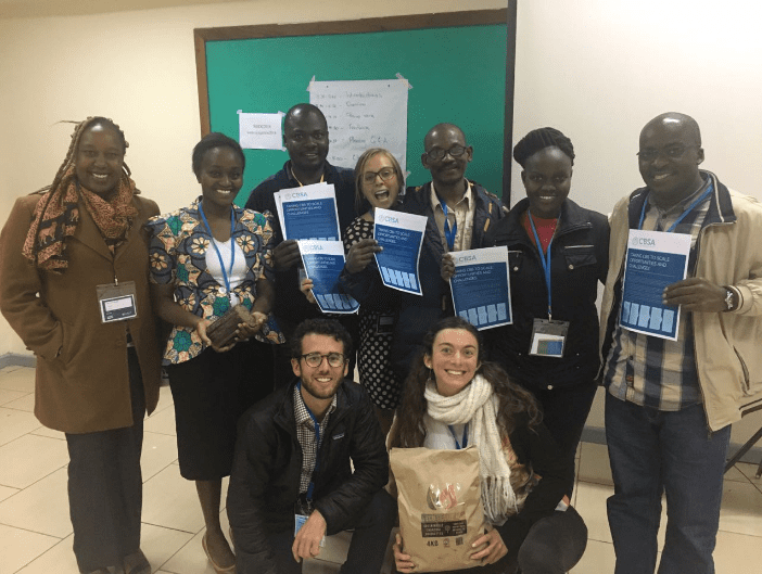 CBSA members gather at a conference in Kenya, 2018