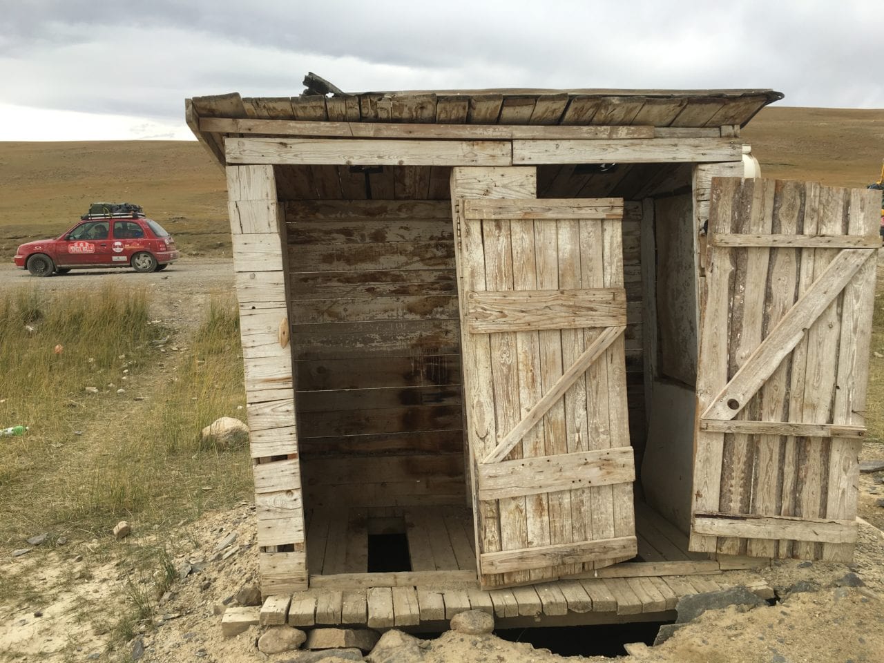 Mongolian outhouse 