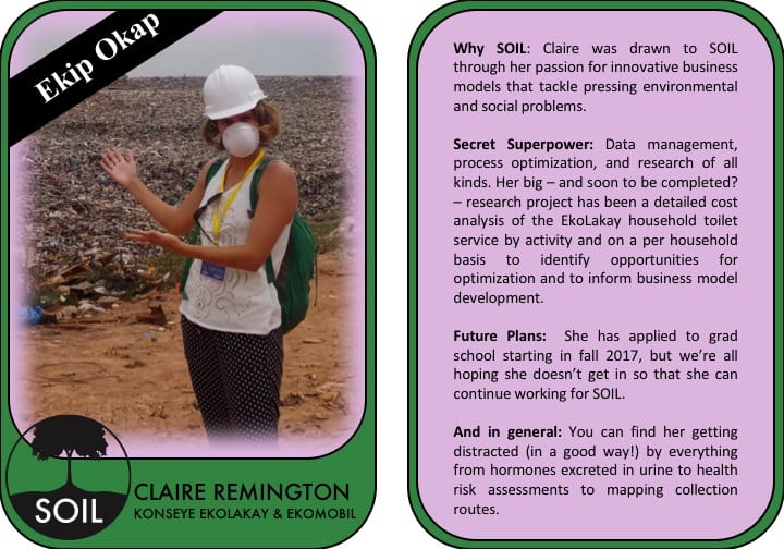 Claire Trading Card