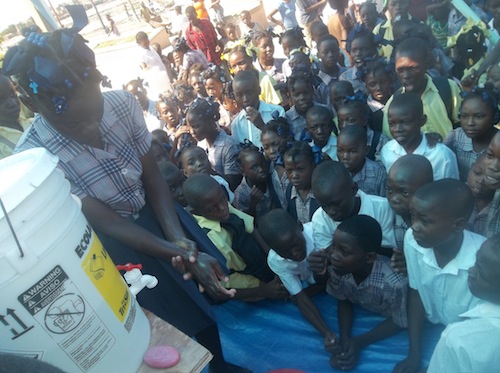 handwashing demo
